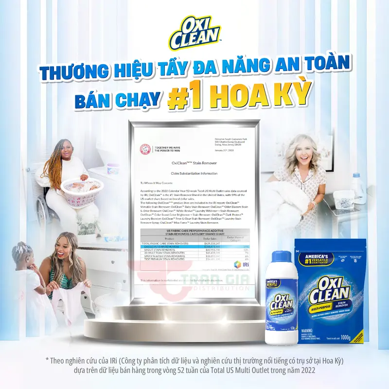 Đa năng tẩy quần áo lồng máy giặt xoong nồi ron gạch
