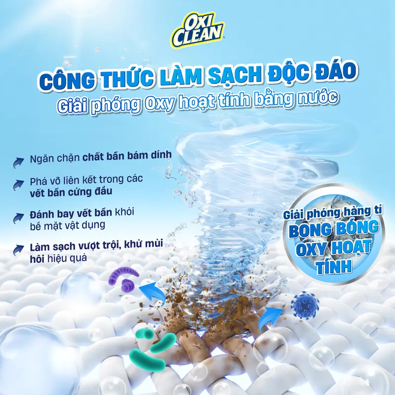 So sánh hiệu quả vượt trội - Không mùi clo độc hại